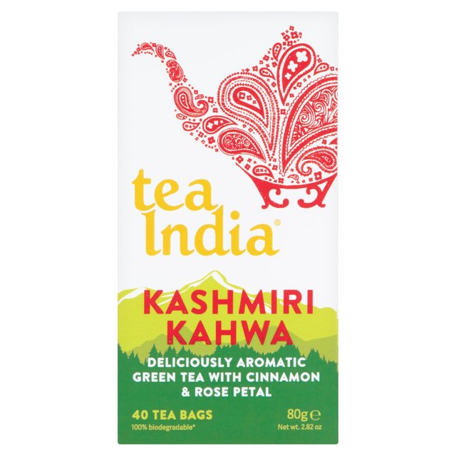 Tea India Kashmiri Kahwa, 40 Per Pack