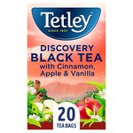 Tetley Discovery Black Tea with Cinnamon, Apple & Vanilla