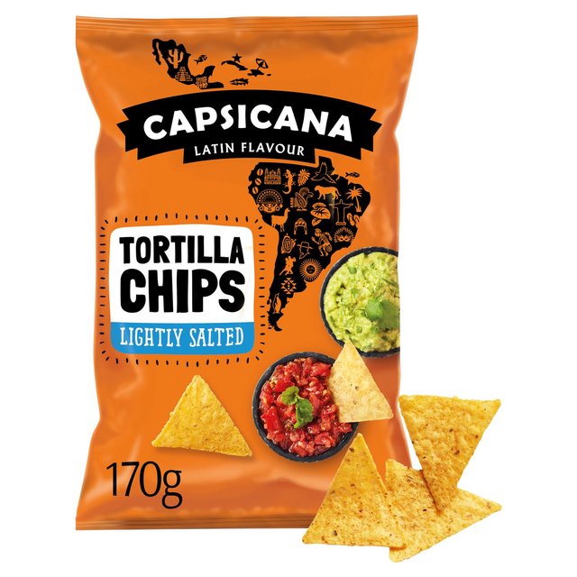 Capsicana Mexican Lightly Salted Tortilla Chips Gluten Free, 170g