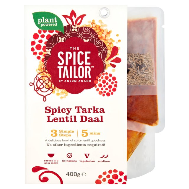 The Spice Tailor Spicy Tarka Lentil Daal, 400g