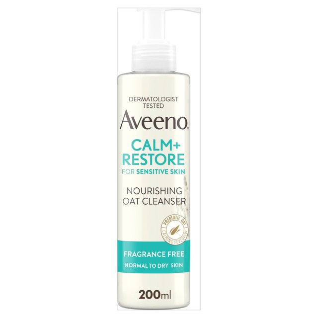 Aveeno Face Calm and Restore Cleanser, 200ml