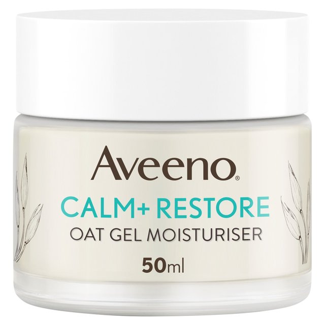 Aveeno Face Calm and Restore Oat Gel Moisturiser, 50ml