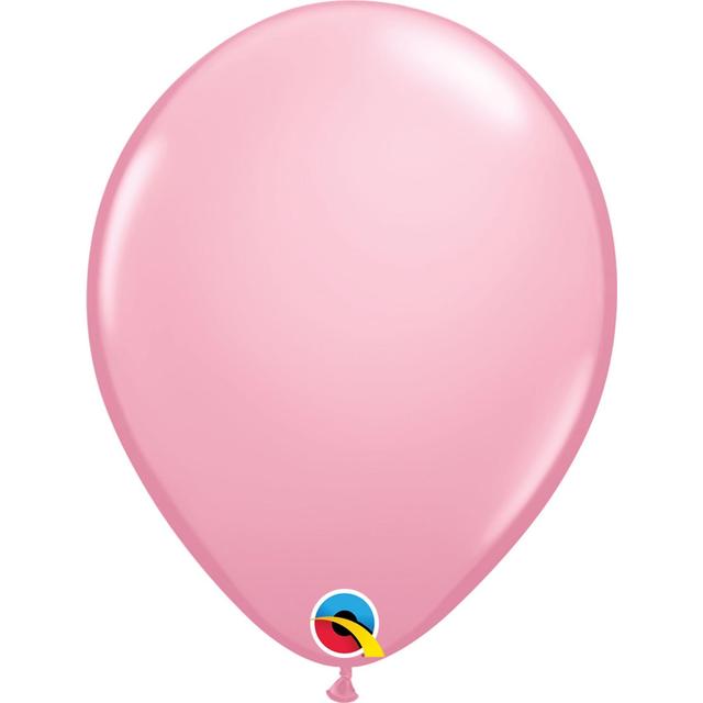 Qualatex Pink Latex Balloons, 6 Per Pack