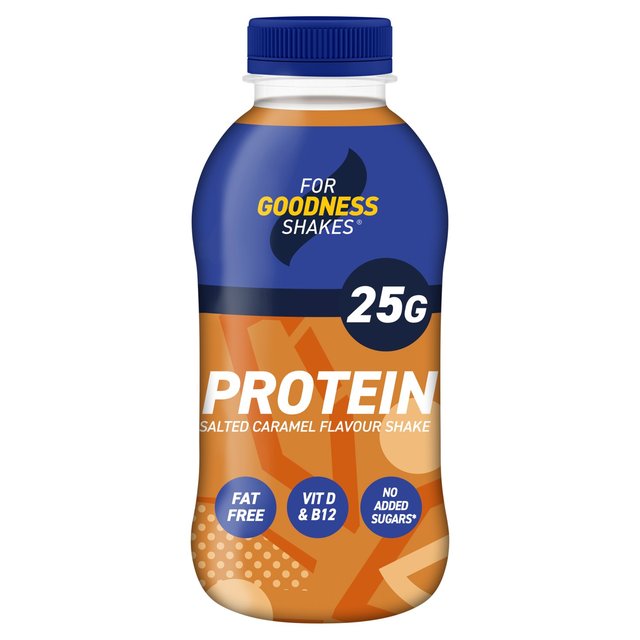 For Goodness Shakes Salted Caramel Protein Shake, 435ml