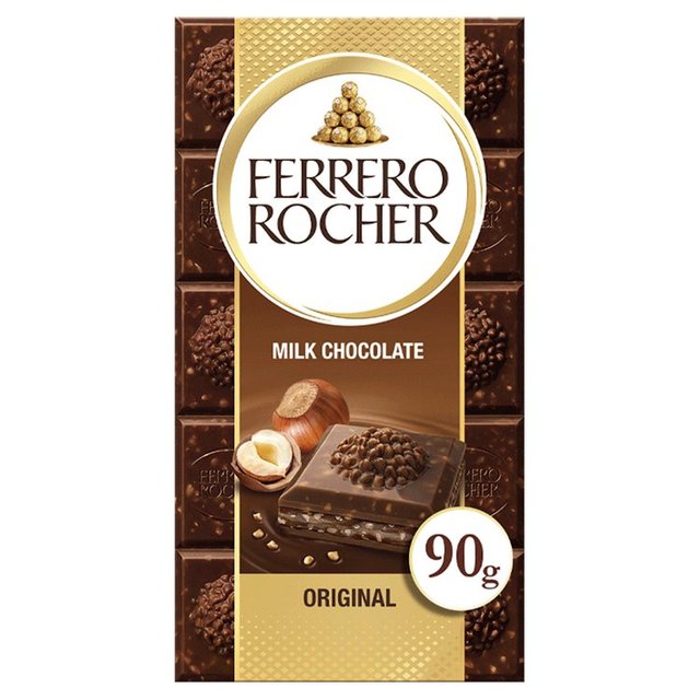 Ferrero Rocher 90g Milk Chocolate Bar