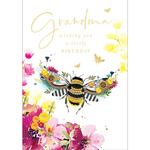 Grandma Bumble Bee Birthday Card