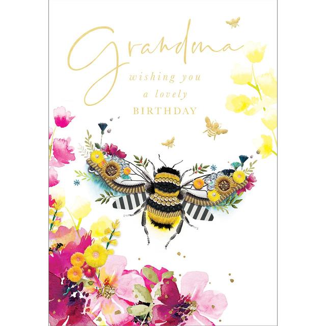 Abacus Grandma Bumble Bee Birthday Card