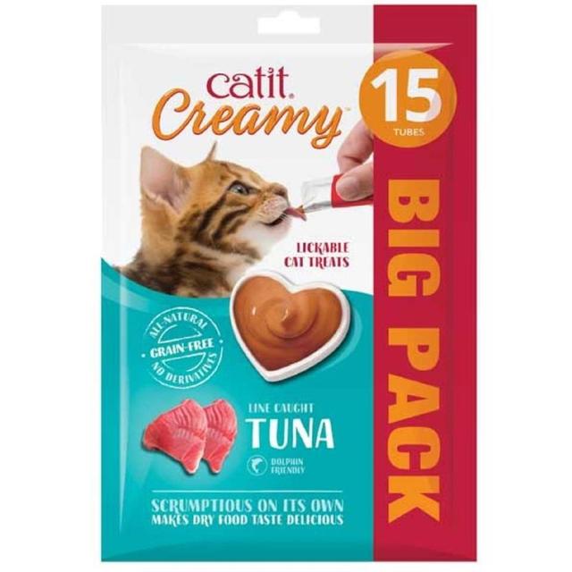 Catit Creamy Tuna Cat Treat, 15pk