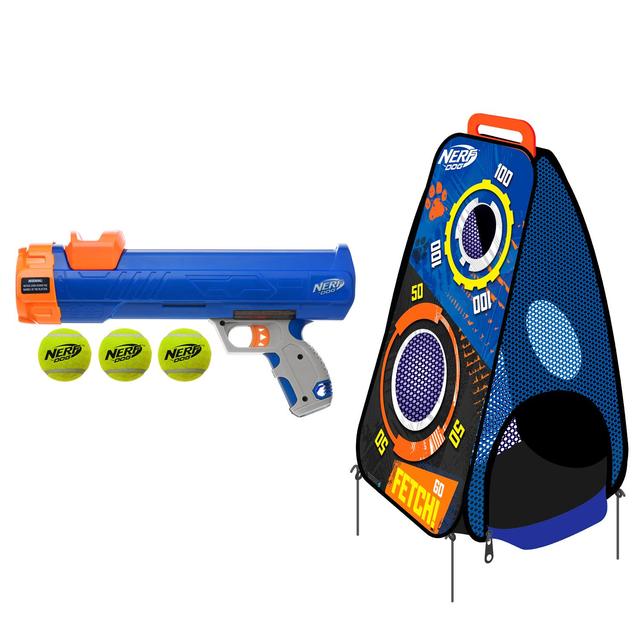 Nerf Tennis Ball Blaster With Target
