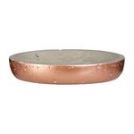 Premier Housewares Neptune Oval Soap Dish, Concrete and Copper
