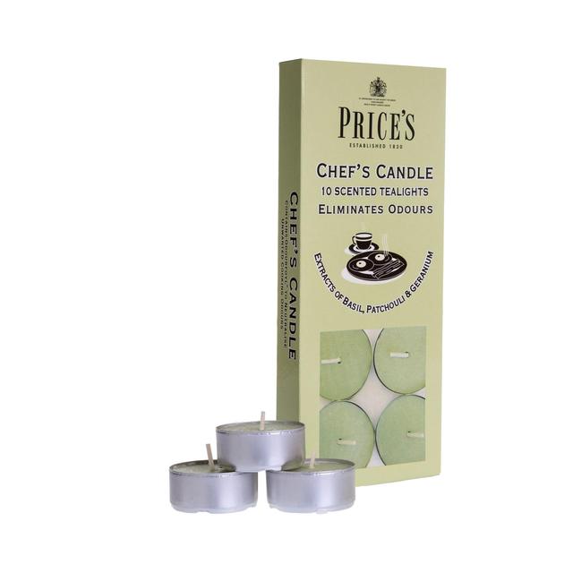 Price’s Candles Chef’s Tealights, One Size, 10 Per Pack