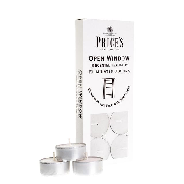 Price’s Candles Open Window Tealights, One Size, 10 Per Pack