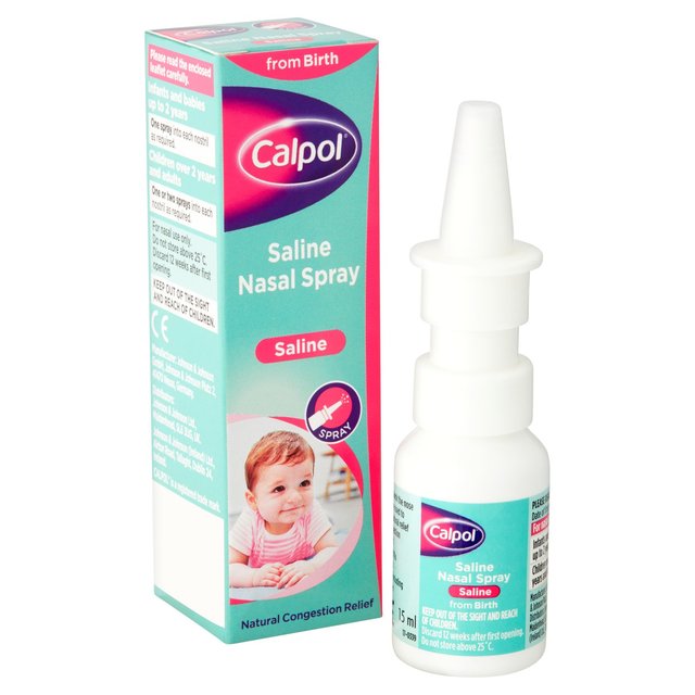 saline nose spray for kids