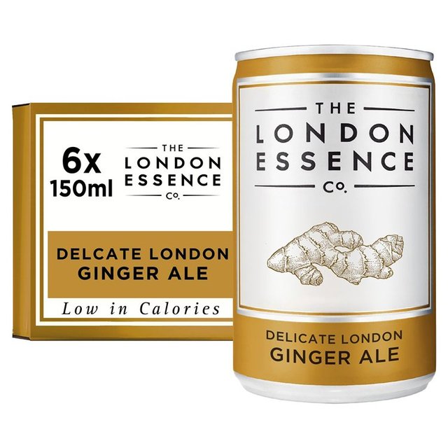 London Essence Co. Ginger Ale Cans, 150ml, 6 x 150ml