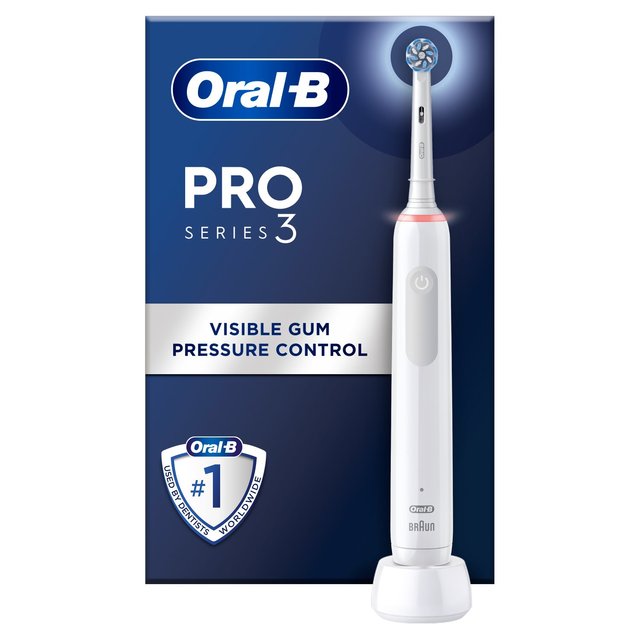 Oral-B, One Size, White Pro 3 3000 Sensi Ultrathin Electric Toothbrush