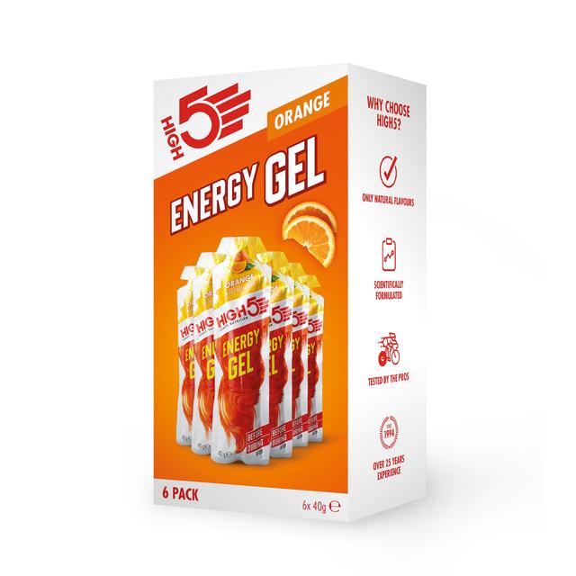 HIGH5 Energy Gel Orange 40g, 6 x 44g