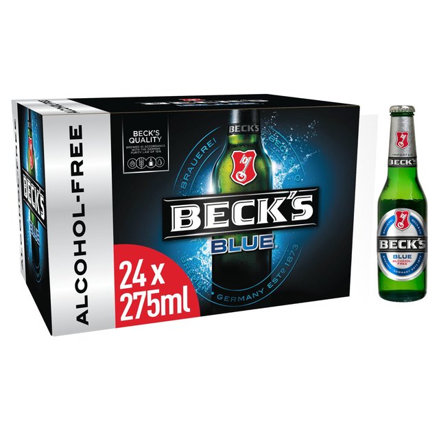 Beck’s Blue Alcohol-Free Beer Bottles, 24 x 275ml
