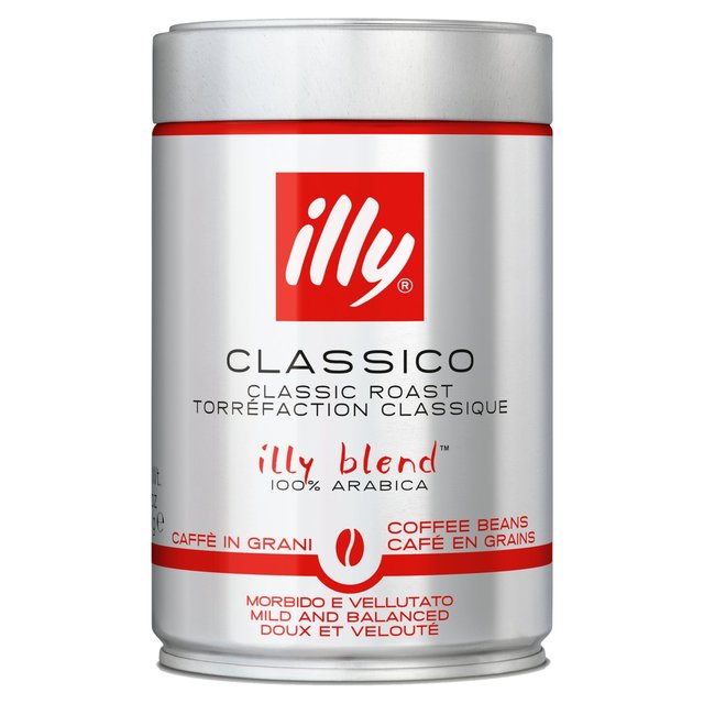 Illy Classico Roast Coffee Beans, 250g