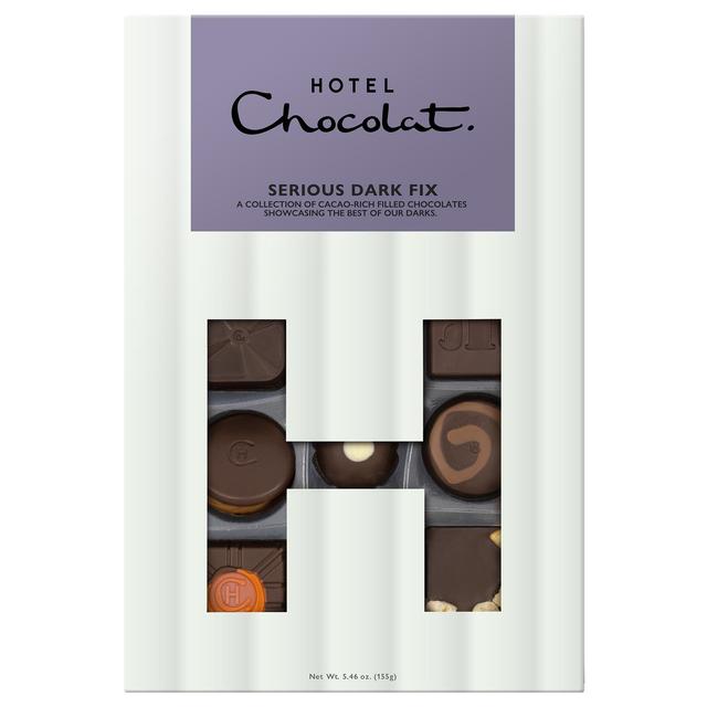 Hotel Chocolat, Serious Dark Fix H-box, 155g