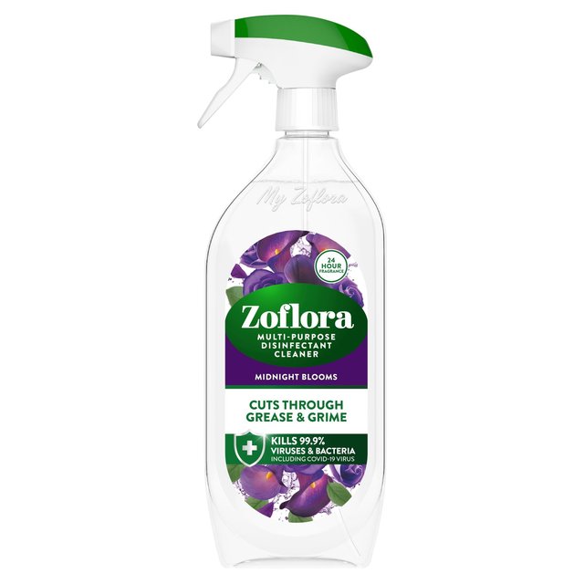Zoflora Midnight Blooms Disinfectant Trigger Spray, 800ml