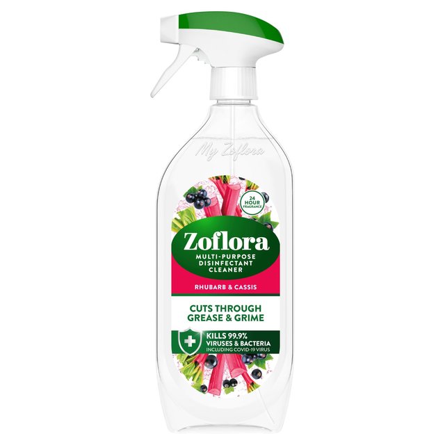 Zoflora Rhubarb & Cassis Disinfectant Trigger Spray, 800ml