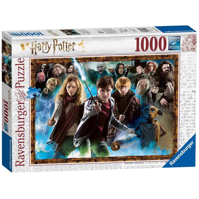 Harry Potter, One Size, Blue, Green And Black Ravensburger 1000 Piece Jigsaw Puzzle