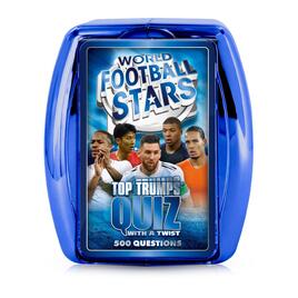 World Football Stars Top Trumps Quiz Card Game