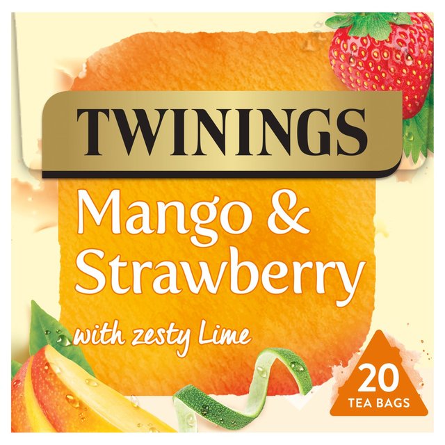 Twinings Mango & Strawberry Fruit Tea, 20 Per Pack