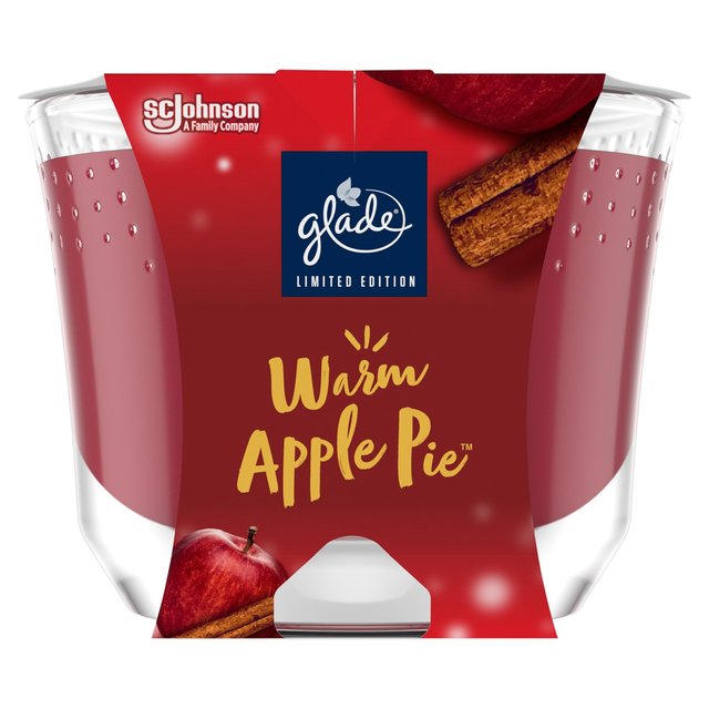 Glade Warm Apple Pie Large Candle, 224g