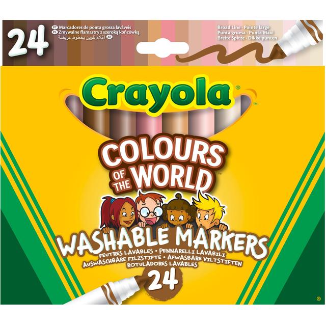 Vivid Imaginations Crayola Colours of the World Washable Markers