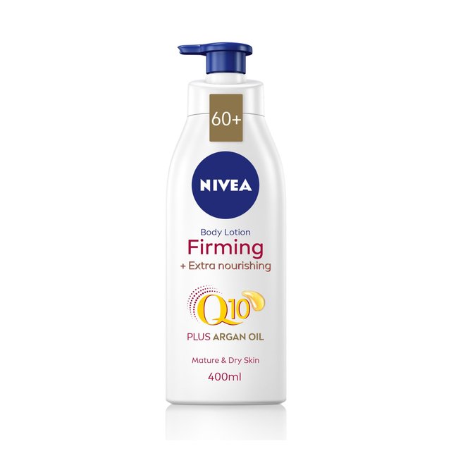 Nivea Q10 Firming Body Lotion With Argan Oil for Mature 60+ Skin, 400ml
