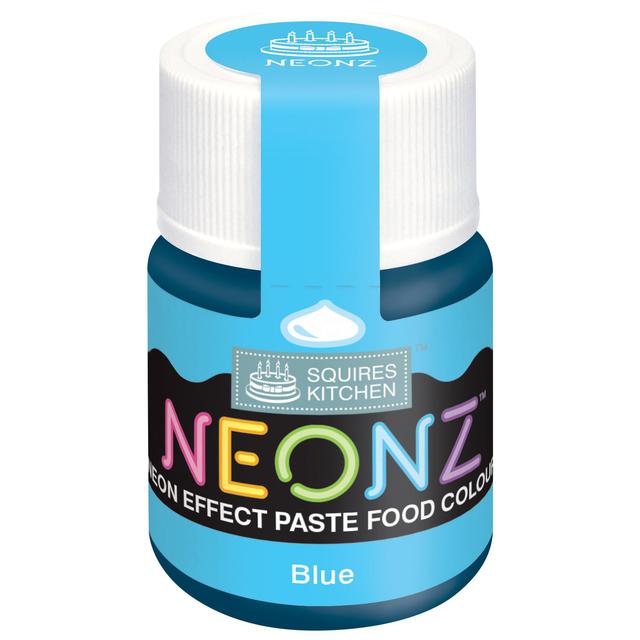 Squires Kitchen Neonz Paste Food Colour Blue, 20g