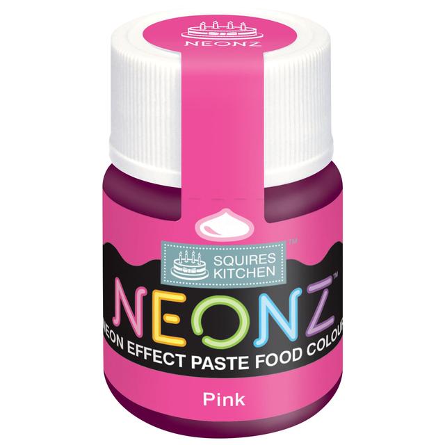 Squires Kitchen Neonz Paste Food Colour Pink, 20g