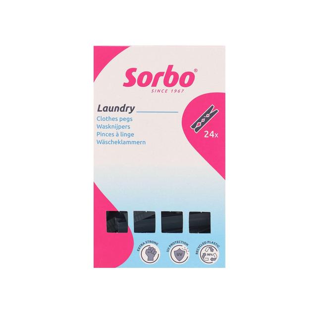 Sorbo Recycled Pegs Pack, 24 Per Pack