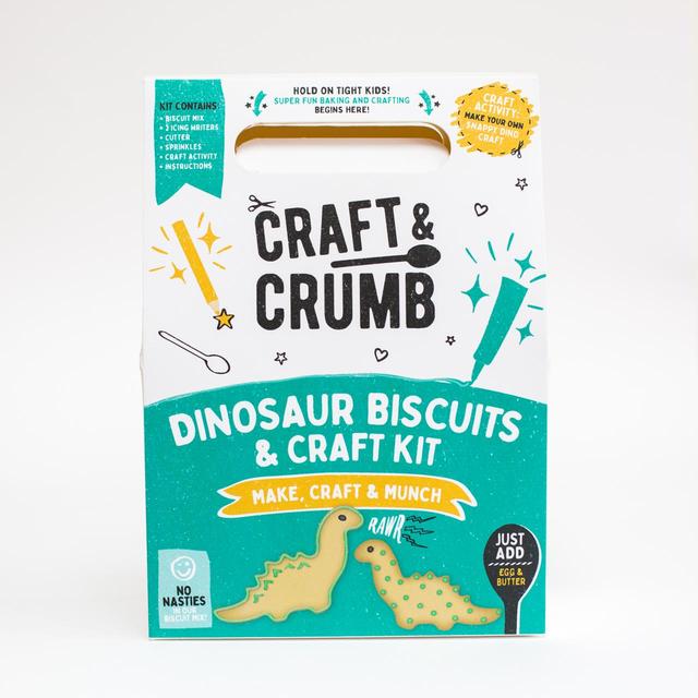Craft & Crumb Dinosaur Biscuits & Craft Kit, 200g