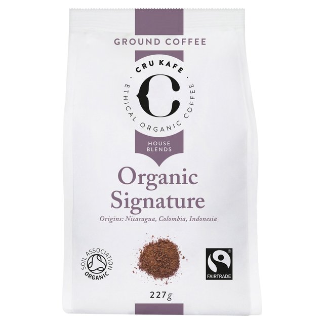 CRU Kafe Organic Fairtrade Signature Ground Coffee, 227g