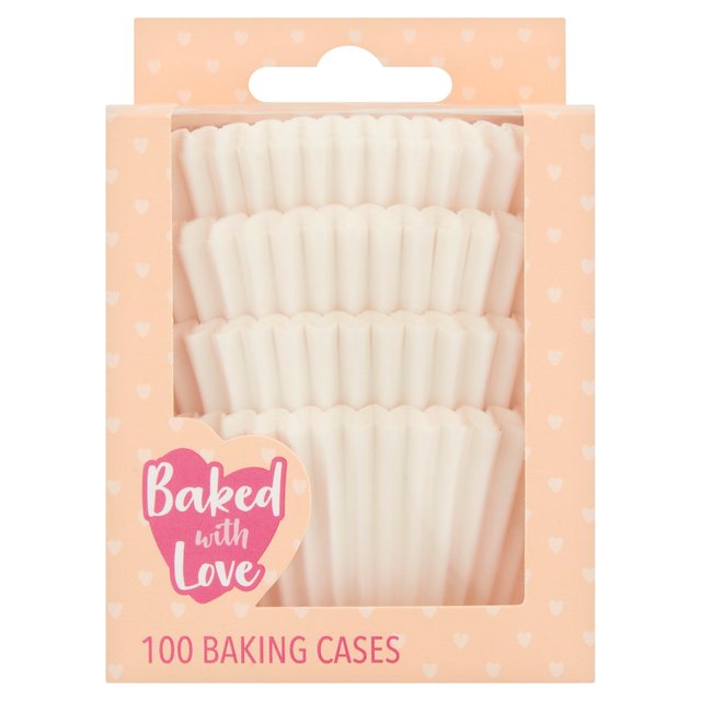 Culpitt White Cupcake Cases, 100 Per Pack