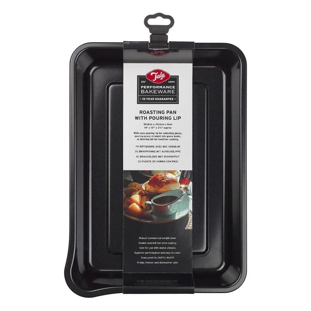 Tala Non-stick Large Roaster With Pouring Lip, 35.8x25.6x6cm