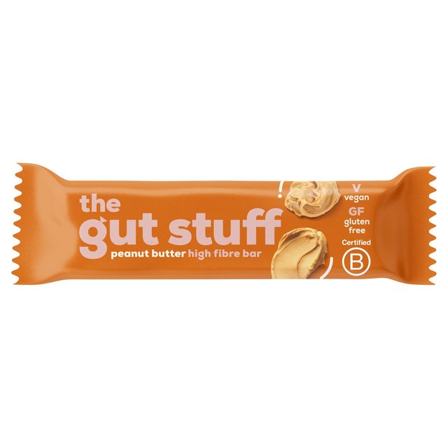 Good Fibrations The Gut Stuff Peanut Butter Fruit & Nut High Fibre Bar, 35g