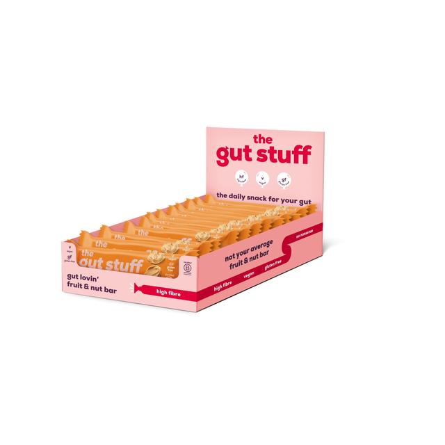 Good Fibrations The Gut Stuff Peanut Butter Fruit & Nut High Fibre Box of Bars, 12 x 35g