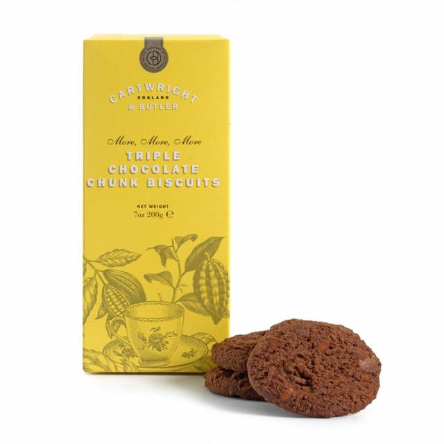 Cartwright & Butler 200g Triple Choc Chunk Biscuits