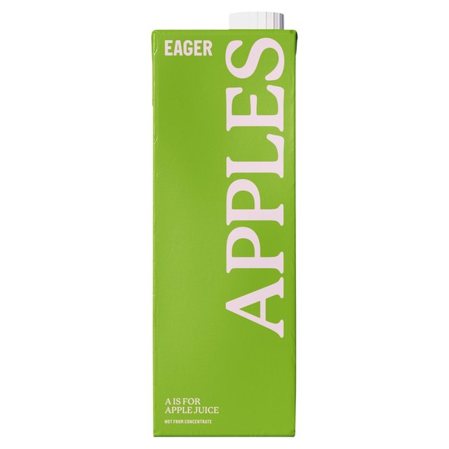 Eager Apple Juice Not From Concentrate, 1L