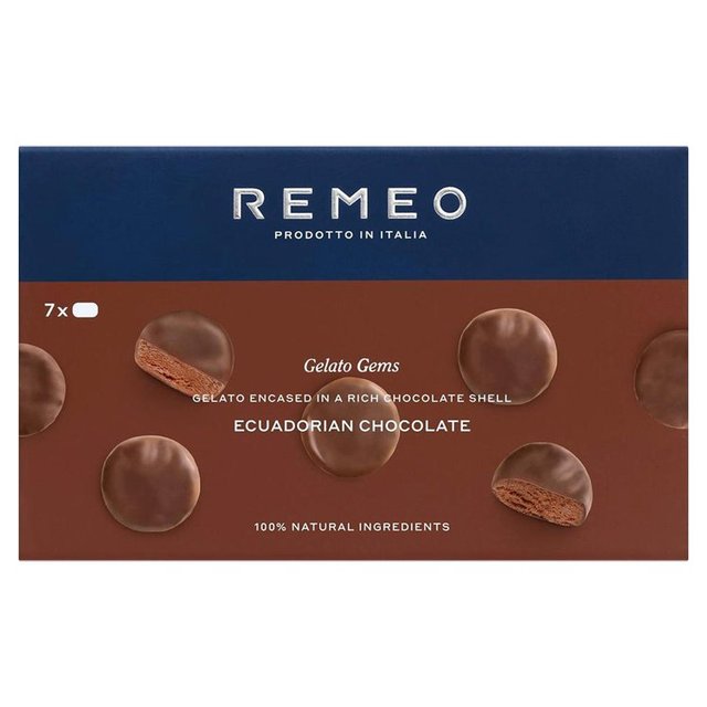 Remeo Gelato Ecuadorian Chocolate Gems, 7 x 16ml