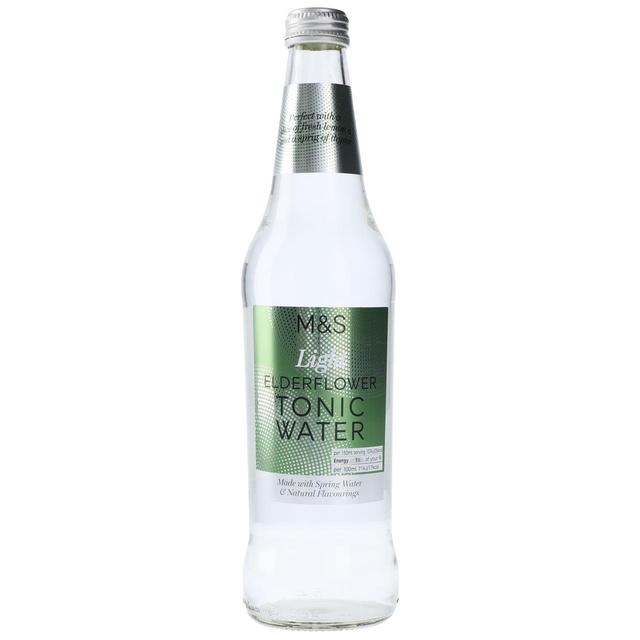 M & S Light Elderflower Tonic Water, 500ml
