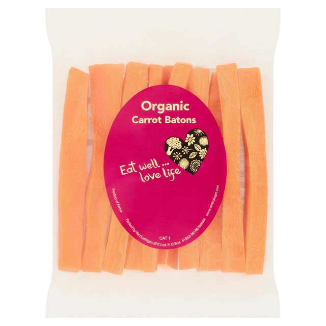 Sunripe Organic Carrot Batons, 80g