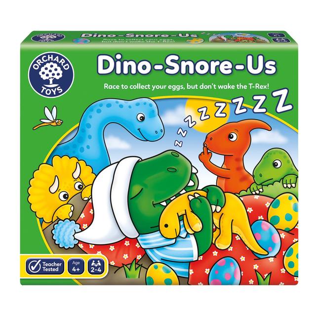 Orchard Toys 26x22.5x5cm Yellow, Blue And Red Dino-Snore-Us