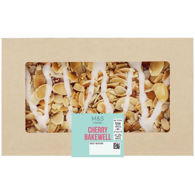 M & S Cherry Bakewell Loaf, 285g
