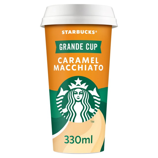Starbucks Caramel Macchiato Grande Chilled Coffee, 330ml