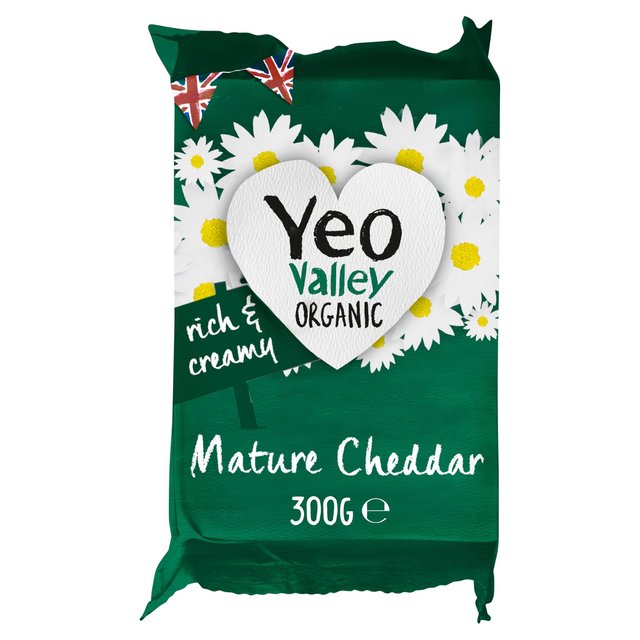 Yeo Valley Organic Mature Cheddar Cheese, 300g