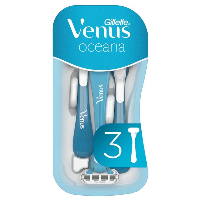 Gillette Venus Oceana Disposable Razors, 3 Per Pack